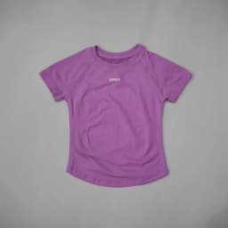 DFDK Women Round Neck Sports T Shirt Breathable Short Sleeve Elastic Slim Fit Casual Tee Gym Yoga Running Training Workout Top