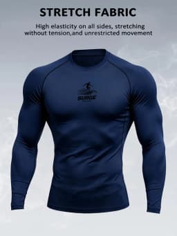 Men's quick-drying surfing T-shirt, long-sleeved beach swimsuit, women's sun-protective diving swimsuit - J69