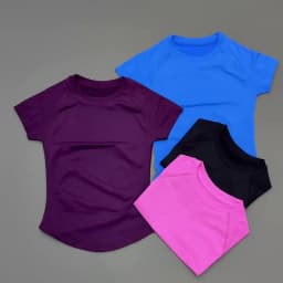 Histello Women Short Sleeve Slim Fit Seamless Yoga Bodysuit Sculpting Body Shaper Breathable Running Gym Pilates Fitness Shirts