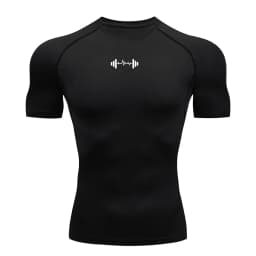 Compression T Shirt Men Summer Sportswear Running T-shirt Elastic Quick Dry Sport Tops Tee Athletic Gym Workout Shirts Men