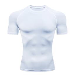 Men Running Compression T-shirt Short Sleeve Sport Tees Gym Fitness Sportshirts Male Jogging Tracksuit Homme Athletic Shirt Tops
