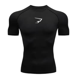 Men Running Compression T-shirt Short Sleeve Sport Tees Gym Fitness Sportshirts Male Jogging Tracksuit Homme Athletic Shirt Tops