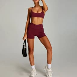 Women Outfits Yoga Suit 2PCS Sports Set Quick-Drying Gym Set Women Tracksuit Running Workout Short Sleeves Sports Yoga Clothing