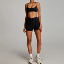 Women Outfits Yoga Suit 2PCS Sports Set Quick-Drying Gym Set Women Tracksuit Running Workout Short Sleeves Sports Yoga Clothing