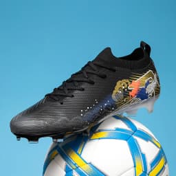 New Men Football Boots Soccer Cleats FG Non-Slip Training Shoes Soccer Shoes Long Spikes Match Ultralight Outdoor Drop Shipping