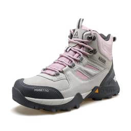 HUMTTO Genuine Leather Hiking Shoes Woman Breathable Non-slip Outdoor Women's Sneakers Luxury Designer Trekking Boots for Women