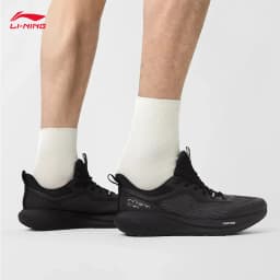LI-NING SOFT GO 3 Men's Lightweight Comfortable citywalk Shoes Soft Thick Heel Sports Casual Shoes AGLW001