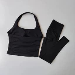 Halter Top Yoga Fitness Workout Set Women's Professional Training Pilates Peach Hip-Lifting Pants Sportswear