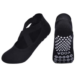 Women Non-Slip Yoga Socks Silicone Indoor Cotton Bandage Backless Pilates Fitness Sock Ladies Ballet Dance Sports Grippers Socks
