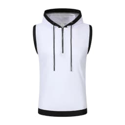 Solid Color 2026 Brand New Men's Tank Tops Vest Sleeveless Tees For Male Hooded Man Vests Tops Hip Hop Men Tank Top T Shirt
