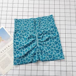 Women's Leopard Print High-Waisted Biker Shorts-Peach Butt-Lifting,Slim-Fit,Quick-Drying,Stretchy for Running,Yoga & Fitness