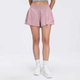 Women Outdoor Running Shorts Summer High Waist Yoga Shorts 2 In 1 Gym Short Sportswear Female Quick Dry Workout Clothes