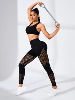 Women's Quick-Dry Yoga Fitness Clothing Outdoor Sports Long Pants for Running Cycling Summer Yoga Suit Active Wear