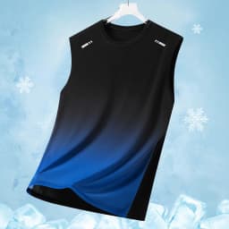 Summer Running Vest Men Contrasting Reflective Jogging Sports Sleeveless Coat Outdoor Breathable Elasticity Fitness Sportswear