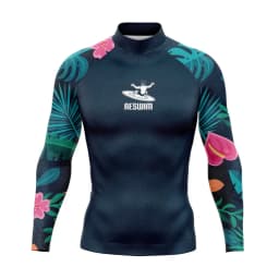 Men's Surfing Suit Funny Rash Guards Swimwear Long Sleeve T-shirt Boy Beach UV Protection Swimsuit Surf Swimming Tights Sports