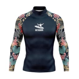 Men's Surfing Suit Funny Rash Guards Swimwear Long Sleeve T-shirt Boy Beach UV Protection Swimsuit Surf Swimming Tights Sports