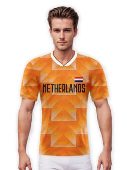 Custom Netherlands Soccer Jersey Dutch Football Team Shirt Personalized Name Number Soccer Jerseys for Kids Men Women