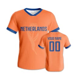 Custom Netherlands Soccer Jersey Dutch Football Team Shirt Personalized Name Number Soccer Jerseys for Kids Men Women