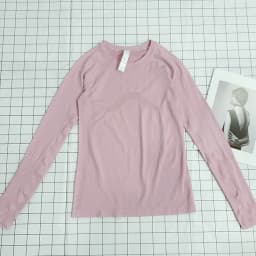Women's Autumn & Winter Yoga Training Top, High Stretch Slim Fit Crew Neck, Quick-Dry Long Sleeve Sports Fitness Shirt