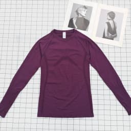 Women's Autumn & Winter Yoga Training Top, High Stretch Slim Fit Crew Neck, Quick-Dry Long Sleeve Sports Fitness Shirt