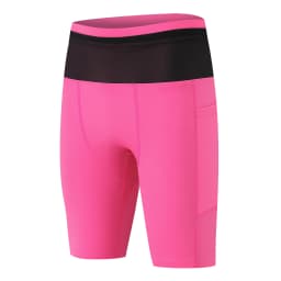 Mens Compression Marathon Running Shorts 6 Pockets with Waist Pack Fitness Gym Yoga Cycling Sport Hiking Tights Shorts Quick Dry