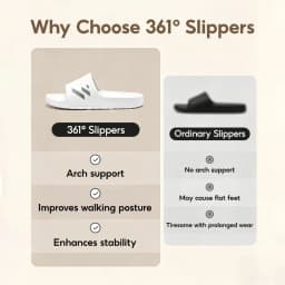 361 Degrees Men and Women slippers Breathable Soft Comfortable Skidproof Antibacterial EVA Outdoor Casual Home shoes 622617001