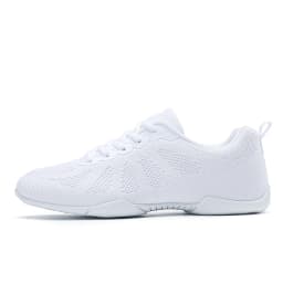 2316 Cheer Shoes Girls White Hip-hop Dance Shoes Youth Cheerleading Sports Gymnastic Training Athletic Shoes