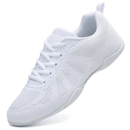 2316 Cheer Shoes Girls White Hip-hop Dance Shoes Youth Cheerleading Sports Gymnastic Training Athletic Shoes