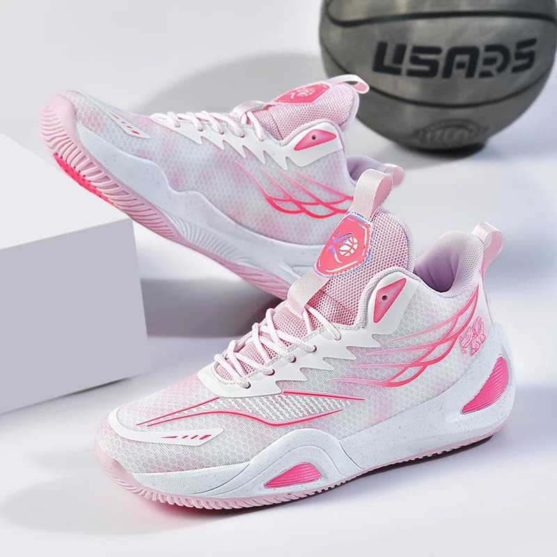Men's Training Basketball Shoes Anti Slip Durable Cushion Lightweight Breathable Sneakers Outdoor Indoor Athletic Sport Shoes