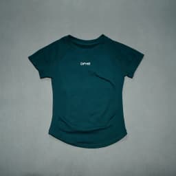 DFHE Women Breathable Sports T Shirt Short Sleeve Round Neck Elastic Casual Tops For Gym Yoga Running Fitness