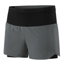 Mens 2 in 1 Marathon Running Shorts Around Pockets Outdoor Sports Training Exercise Fitness Hiking Shorts Breathable Quick Dry