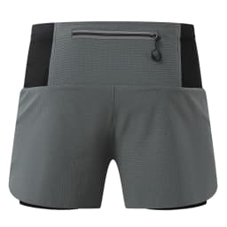 Mens 2 in 1 Marathon Running Shorts Around Pockets Outdoor Sports Training Exercise Fitness Hiking Shorts Breathable Quick Dry