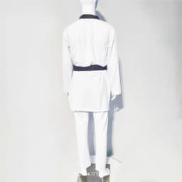 New HOT SALE Tight-Fitting Taekwondo Uniforms Quick-Drying Stretchable 110-200cm Kids Adults Black White Collar Beginner Suit