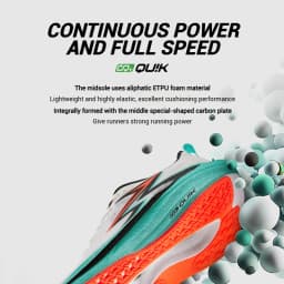 361 Degrees Flame 4.0 MIX Men's Carbon Plate Running Shoes Cushion Durable Lightweight Racing Marathon Male Sneakers 672512204