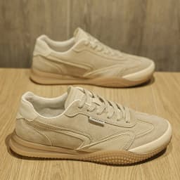 ArfaStep Summer Retro Men Black Casual Sneakers Patchwork Walking Shoes Round Toe Lace-Up Comfortable Flat Training Sports Shoes