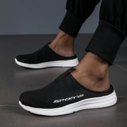 Summer Half Slippers for Men Trendy Men's Flat Bottom Casual Shoes Soft Sole Support Shoes Women's Sneakers Zapatos De Hombre