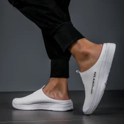 Summer Half Slippers for Men Trendy Men's Flat Bottom Casual Shoes Soft Sole Support Shoes Women's Sneakers Zapatos De Hombre