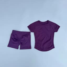 Sports Sets Short Sleeve Seamless Yoga Top Fitness Set Women Workout Running Sports Shorts Gym Suit 2 Pieces