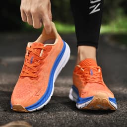 Unisex Lightweight Breathable Running Shoes with Elastic Buffering Durable Outsole for Men And Women