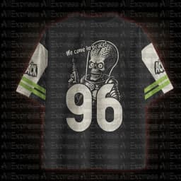 2026 New Movie Sports Fashion Adult and Children's Short Sleeve V-neck Street Eye Clothing Gothic Style Horror Fans Gift