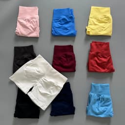 Peach Hip Lifting Sports Shorts Women High Waist and Waist Tightening Slimming Running Hip Speed Drying Three Point Tight Pants