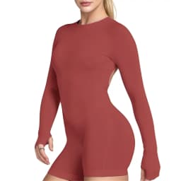 HISTELLO Long Sleeve Bodysuit One Piece Gym Women Yoga Playsuit Fitness Clothes Workout Jumpsuit Backless Set Siamese