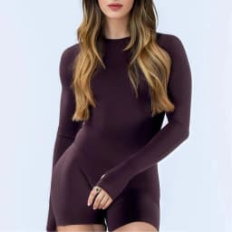 HISTELLO Long Sleeve Bodysuit One Piece Gym Women Yoga Playsuit Fitness Clothes Workout Jumpsuit Backless Set Siamese