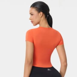 Sports Tops Quick-drying Women's Fitness Running Yoga Short Sleeve Moisturizing Wounding Elastic Breathable Yoga T-shirt