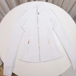 Spring New Stand-Up Collar Gold Zipper Jacket, Sports and Fitness Casual High-Elasticity Long-Sleeved Women's Slimming Yoga Wear