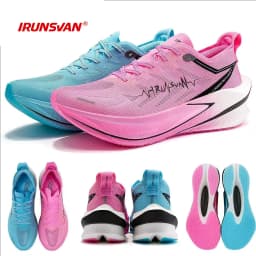 IRUNSVAN Carbon Plate Racing Shoes Marathon Running Shoes Training Shoes Breathable Cushioning Unisex 131