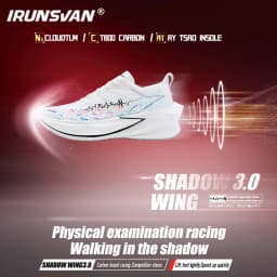 IRUNSVAN Carbon Plate Racing Shoes Marathon Running Shoes Training Shoes Breathable Cushioning Unisex 131