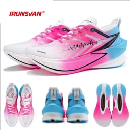 IRUNSVAN Carbon Plate Racing Shoes Marathon Running Shoes Training Shoes Breathable Cushioning Unisex 131