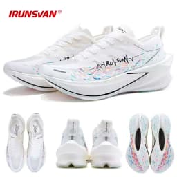 IRUNSVAN Carbon Plate Racing Shoes Marathon Running Shoes Training Shoes Breathable Cushioning Unisex 131