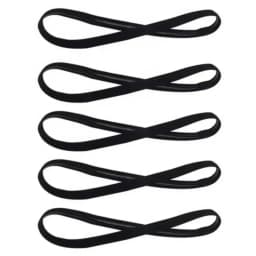 2PC Sports Headband Girls Sport Anti-slip Elastic Rubber Sweatband Candy Women Men Yoga Hair Bands Football Run Football Fitnes